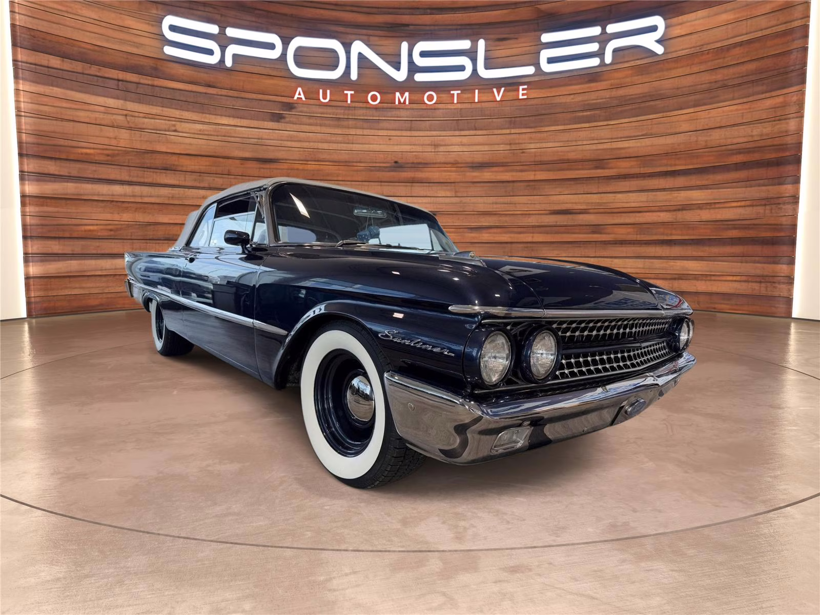 1961 CHESAPEAK BLUE METALLIC Ford Galaxy Sunliner Convertible Sunliner Convertible RWD Convertible