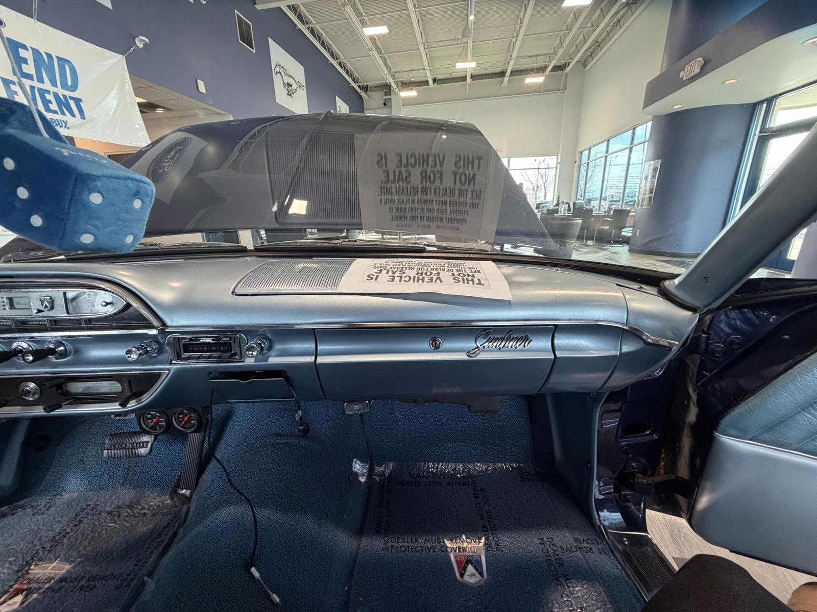 1961 CHESAPEAK BLUE METALLIC Ford Galaxy Sunliner Convertible Sunliner Convertible RWD Convertible