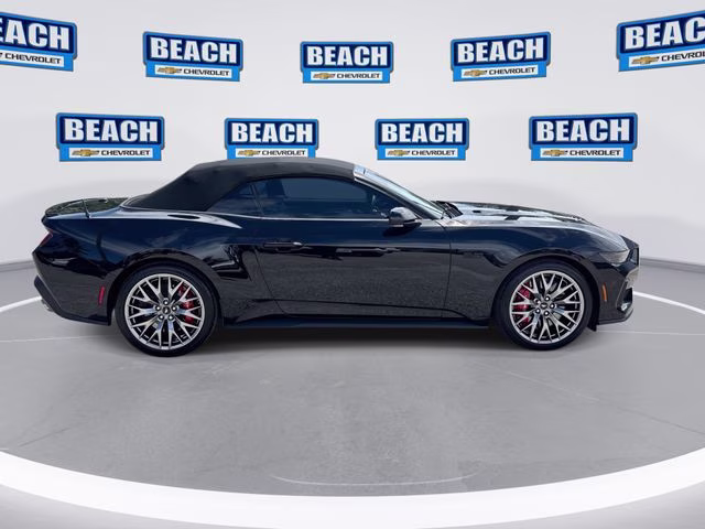 2025 Shadow Black Ford Mustang GT Premium RWD Convertible