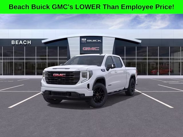 2026 Summit White GMC Sierra 1500 Elevation 4X4 Truck