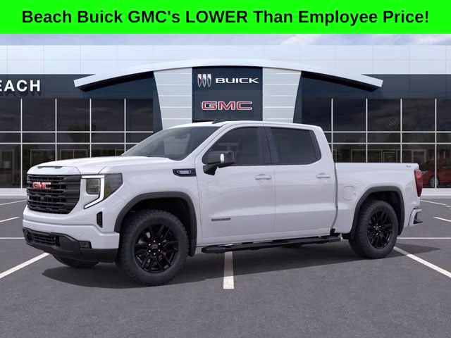 2026 Summit White GMC Sierra 1500 Elevation 4X4 Truck