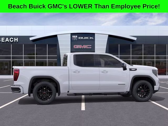 2026 Summit White GMC Sierra 1500 Elevation 4X4 Truck