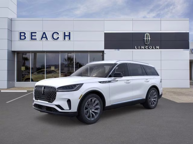 2026 Pristine White Metallic Tri-Coat Lincoln Aviator Premiere AWD SUV
