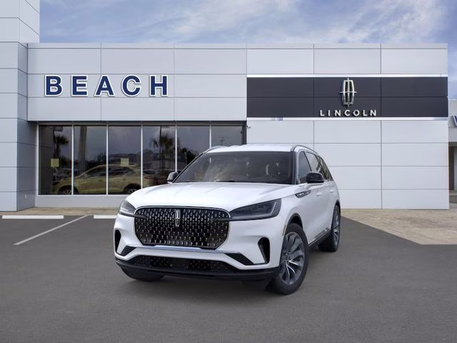 2026 Pristine White Metallic Tri-Coat Lincoln Aviator Premiere AWD SUV