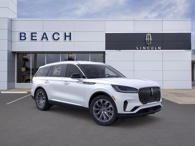 2026 Pristine White Metallic Tri-Coat Lincoln Aviator Premiere AWD SUV