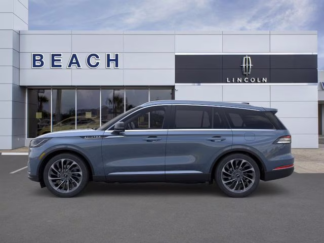 2025 Whisper Blue Metallic Clearcoat Lincoln Aviator Reserve AWD SUV