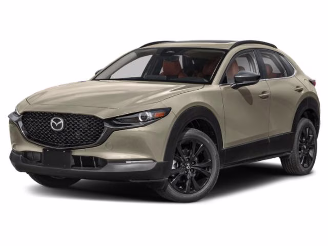 2025 Zircon Sand Metallic Mazda CX-30 2.5 Carbon Turbo AWD SUV