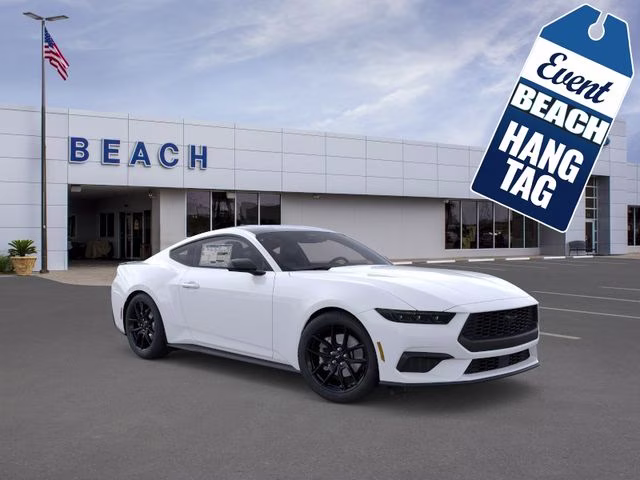 2026 Oxford White Ford Mustang EcoBoost RWD Coupe