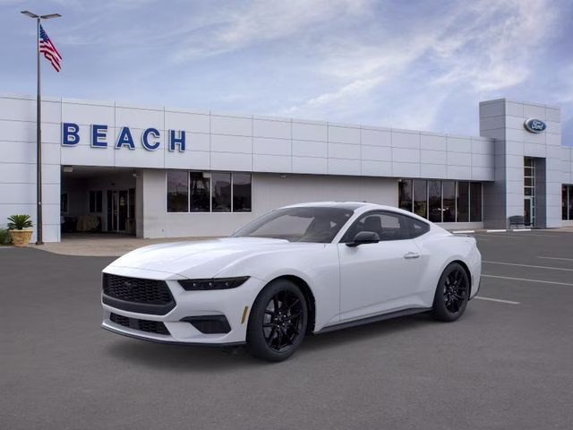 2026 Oxford White Ford Mustang EcoBoost RWD Coupe