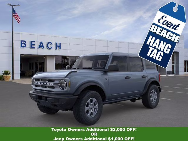 2025 Azure Gray Met Tri-Coat Ford Bronco Big Bend 4X4 SUV