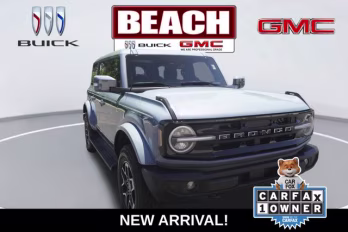 2025 Azure Gray Metallic Ford Bronco Outer Banks 4X4 SUV