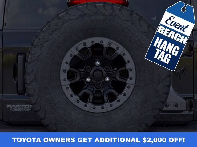 2025 Shadow Black Ford Bronco Raptor 4X4 SUV