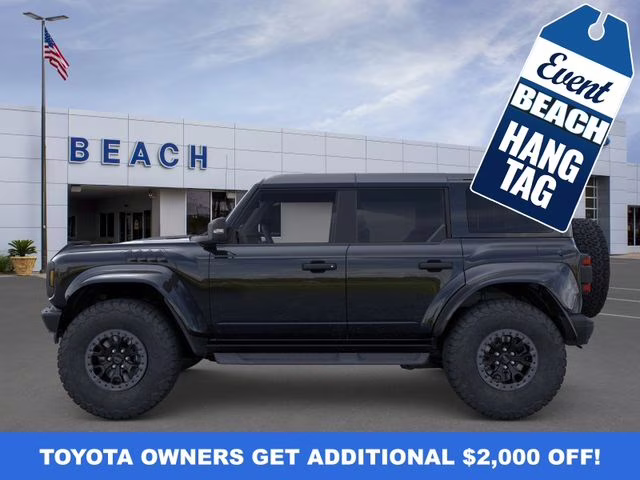 2025 Shadow Black Ford Bronco Raptor 4X4 SUV