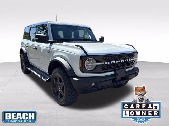 2025 Oxford White Ford Bronco Outer Banks 4X4 SUV