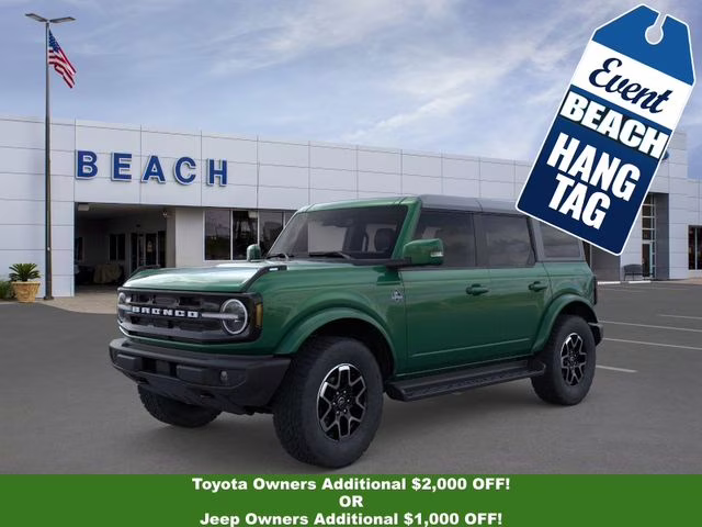 2025 Eruption Green Metallic Ford Bronco Outer Banks 4X4 SUV