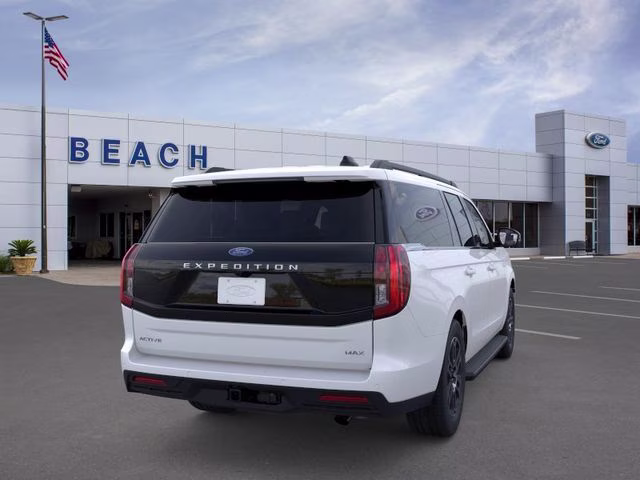2026 Star White Metallic Tri-Coat Ford Expedition Max Active 4X4 SUV