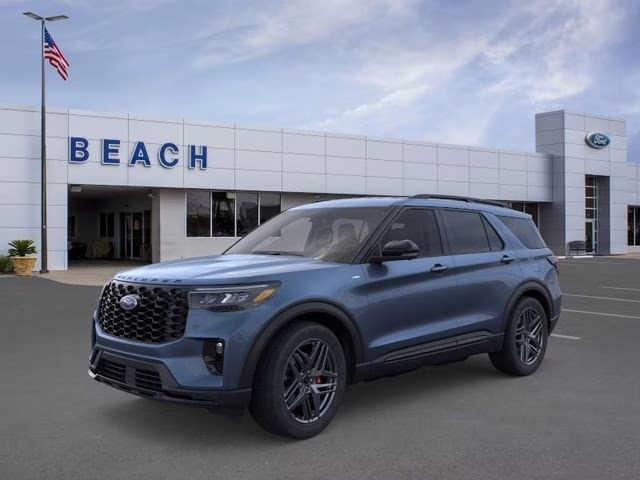 2026 Vapor Blue Metallic Ford Explorer ST-Line RWD SUV