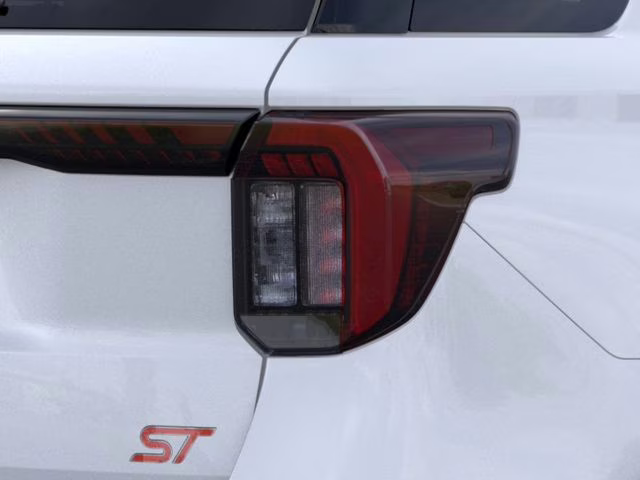 2026 Star White Metallic Tri-Coat Ford Explorer ST 4X4 SUV