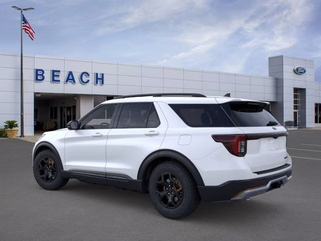 2026 Star White Metallic Tri-Coat Ford Explorer Tremor 4X4 SUV