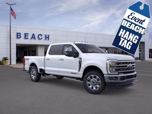 2026 White Metallic Ford Super Duty F-350 SRW Lariat 4X4 Truck
