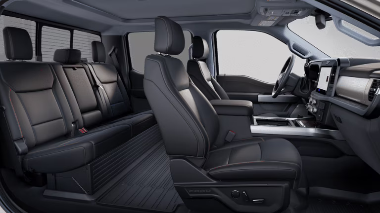 2025 White Metallic Ford Super Duty F-350 SRW Lariat 4X4 Truck