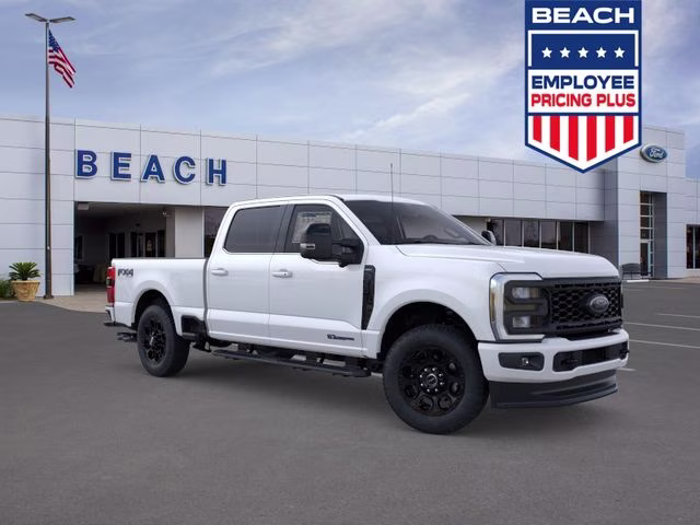 2025 White Metallic Ford Super Duty F-350 SRW Lariat 4X4 Truck