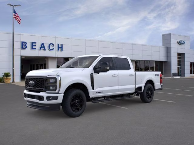 2025 White Metallic Ford Super Duty F-350 SRW Lariat 4X4 Truck