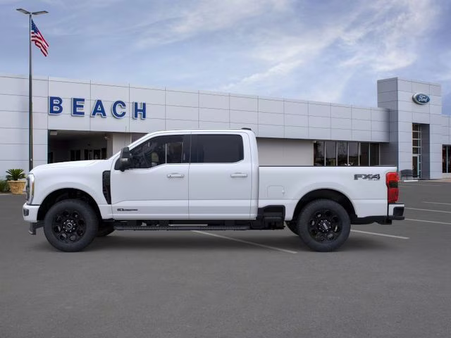 2025 White Metallic Ford Super Duty F-350 SRW Lariat 4X4 Truck