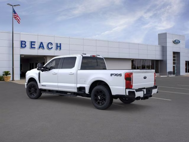 2025 White Metallic Ford Super Duty F-350 SRW Lariat 4X4 Truck