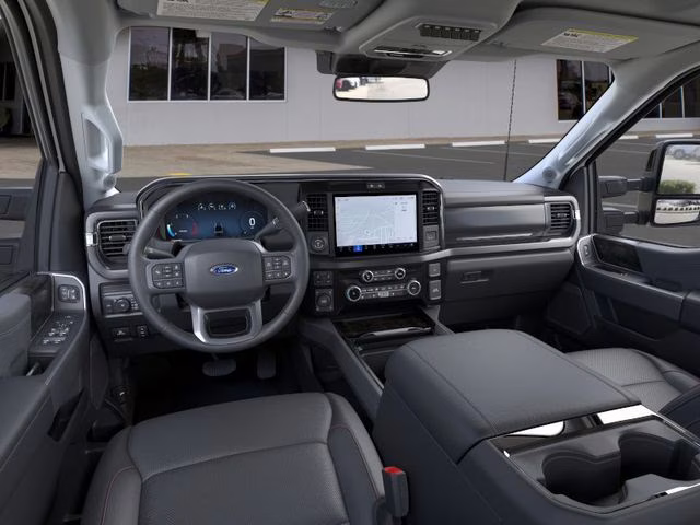 2025 White Metallic Ford Super Duty F-350 SRW Lariat 4X4 Truck