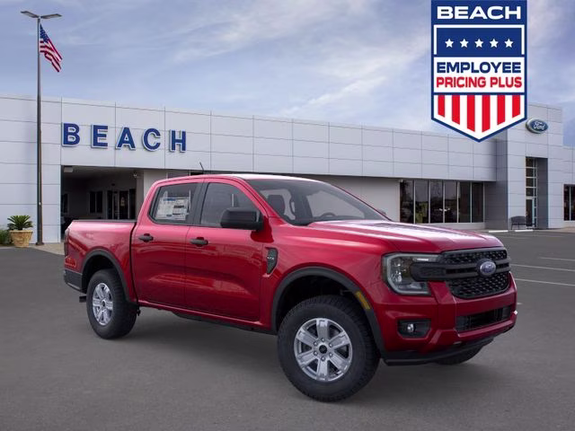 2025 Ruby Red Metallic Tinted Clearcoat Ford Ranger XL RWD Truck