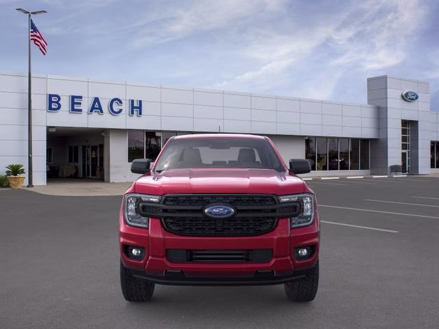 2025 Ruby Red Metallic Tinted Clearcoat Ford Ranger XL RWD Truck
