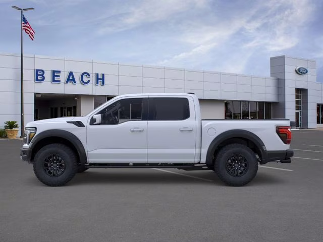 2025 White Metallic Ford F-150 Raptor 4X4 Truck