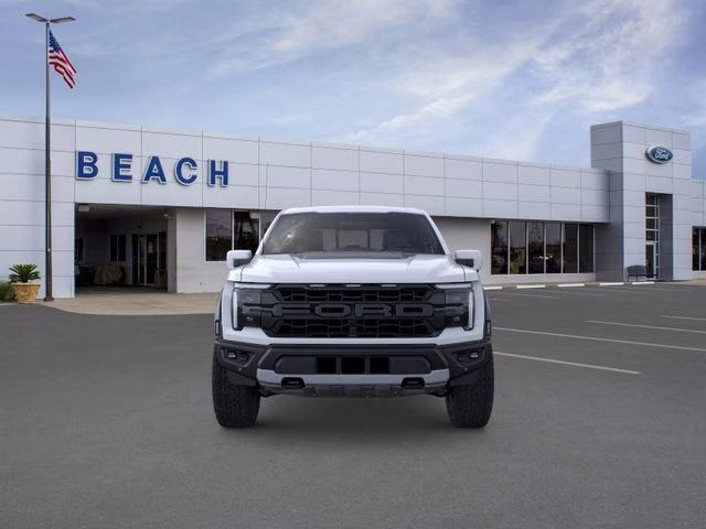 2025 White Metallic Ford F-150 Raptor 4X4 Truck