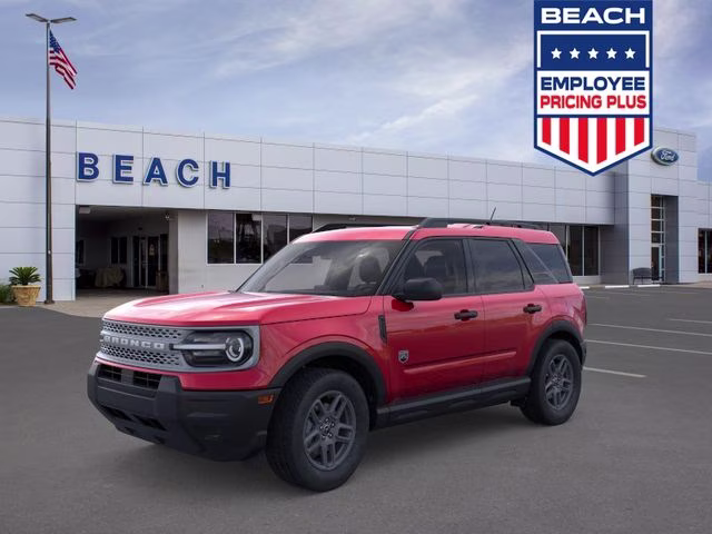 2025 Ruby Red Metallic Tinted Clearcoat Ford Bronco Sport Big Bend 4X4 SUV