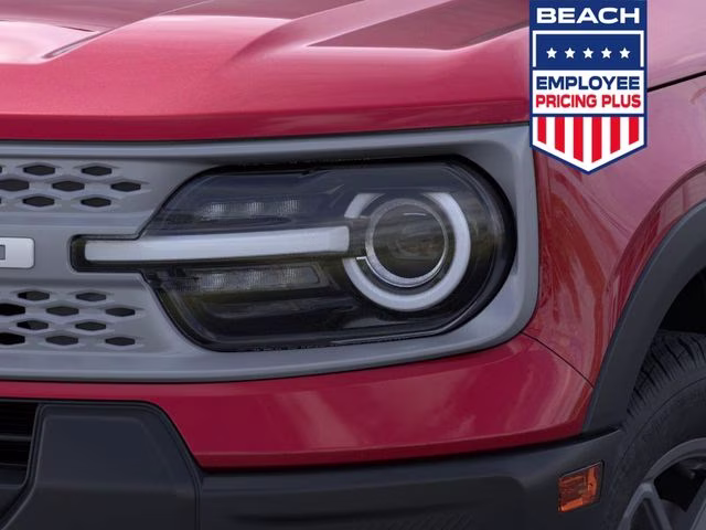 2025 Ruby Red Metallic Tinted Clearcoat Ford Bronco Sport Big Bend 4X4 SUV