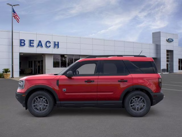 2025 Ruby Red Metallic Tinted Clearcoat Ford Bronco Sport Big Bend 4X4 SUV