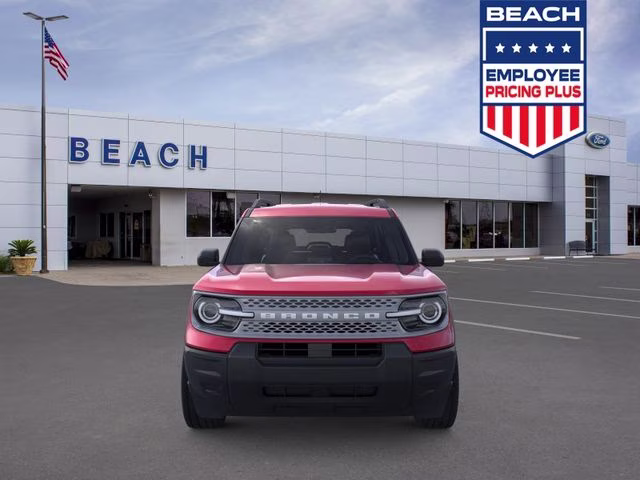 2025 Ruby Red Metallic Tinted Clearcoat Ford Bronco Sport Big Bend 4X4 SUV