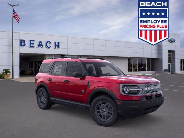 2025 Ruby Red Metallic Tinted Clearcoat Ford Bronco Sport Big Bend 4X4 SUV