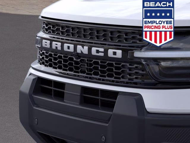 2025 Oxford White Ford Bronco Sport Outer Banks 4X4 SUV