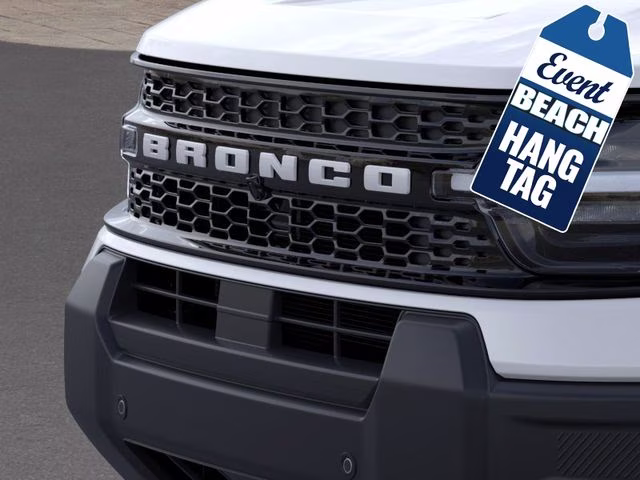 2025 Oxford White Ford Bronco Sport Outer Banks 4X4 SUV