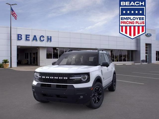 2025 Oxford White Ford Bronco Sport Outer Banks 4X4 SUV