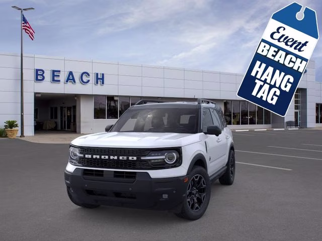 2025 Oxford White Ford Bronco Sport Outer Banks 4X4 SUV