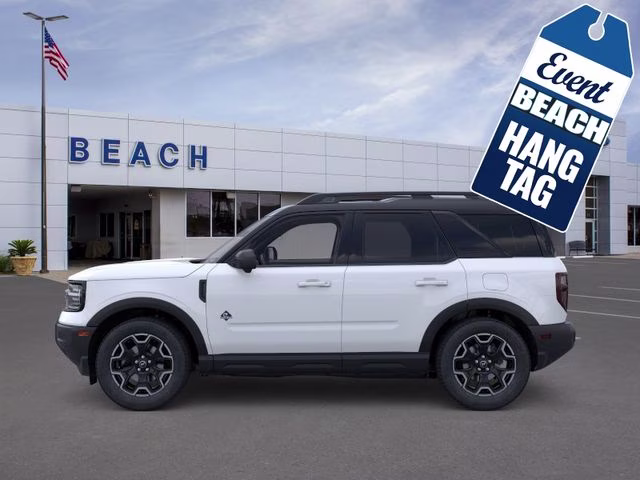 2025 Oxford White Ford Bronco Sport Outer Banks 4X4 SUV