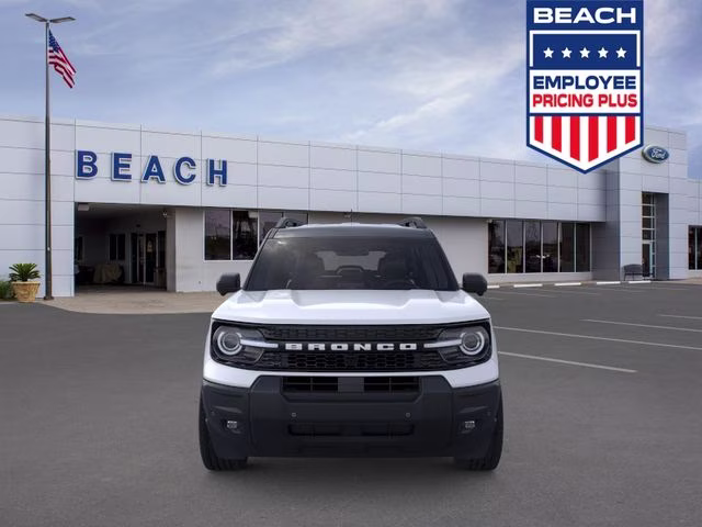 2025 Oxford White Ford Bronco Sport Outer Banks 4X4 SUV