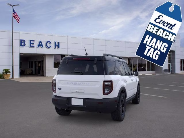 2025 Oxford White Ford Bronco Sport Outer Banks 4X4 SUV