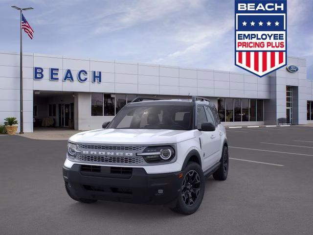 2025 Oxford White Ford Bronco Sport Outer Banks 4X4 SUV