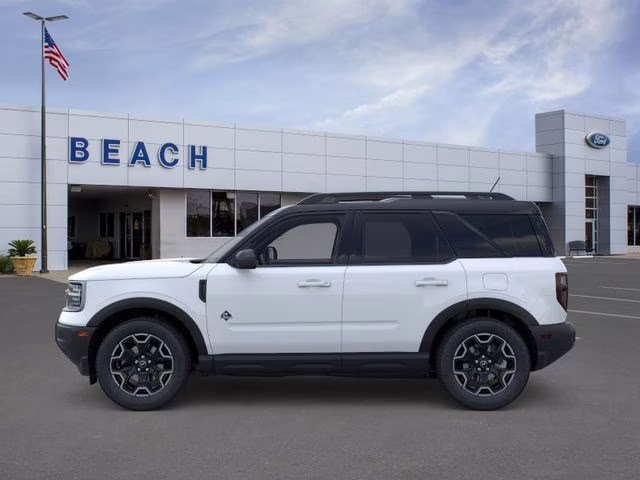 2025 Oxford White Ford Bronco Sport Outer Banks 4X4 SUV