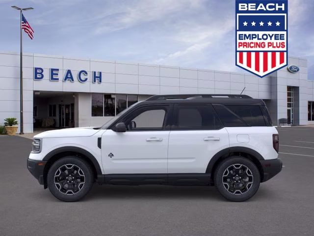 2025 Oxford White Ford Bronco Sport Outer Banks 4X4 SUV