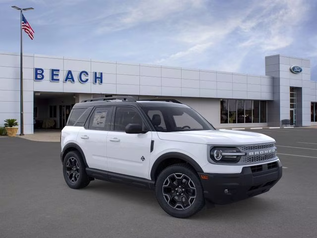 2025 Oxford White Ford Bronco Sport Outer Banks 4X4 SUV